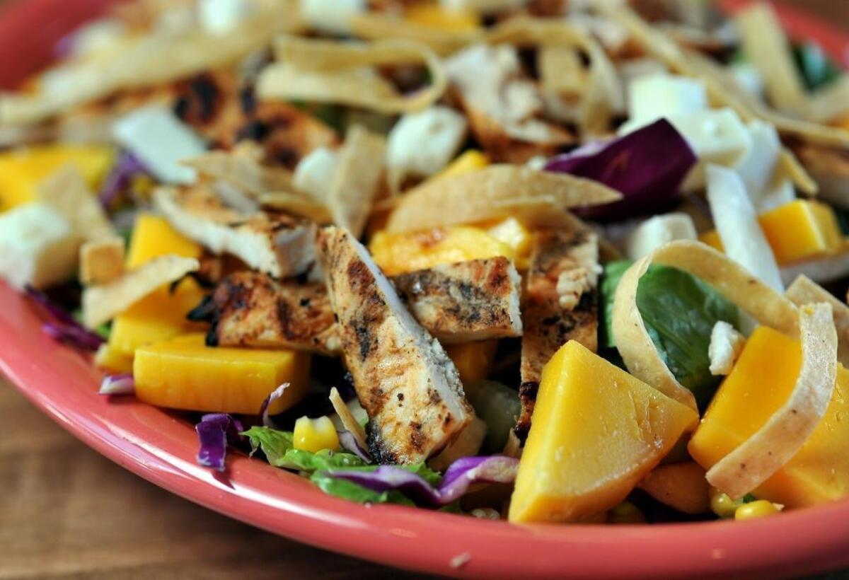 Mango salad is pictured at  Figaro’s Mexican Southwestern Grill at Fowler and Ashlan avenues in Clovis in this file photo from 2016.